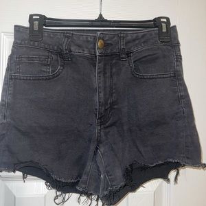 Black Hi-Rise American Eagle Shorts